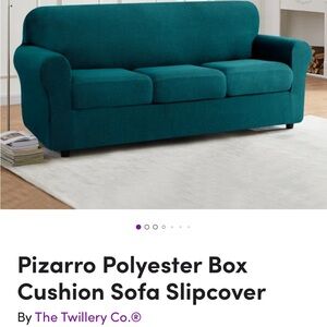 The Twillery Co. GREEN Sofa Slipcover